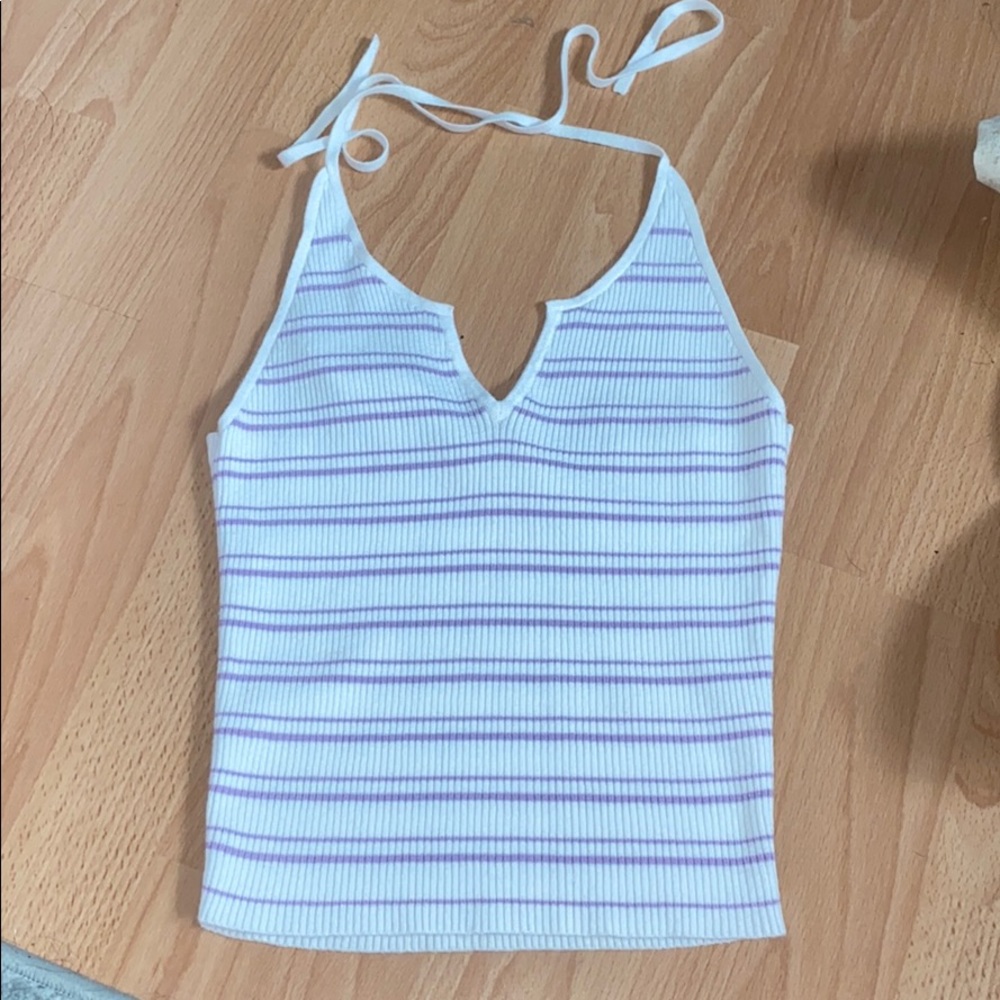 NWT✨Striped Halter Top